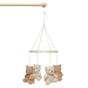 Teddy bear bedroom mobile - cream