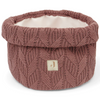 Mesh storage basket - chestnut