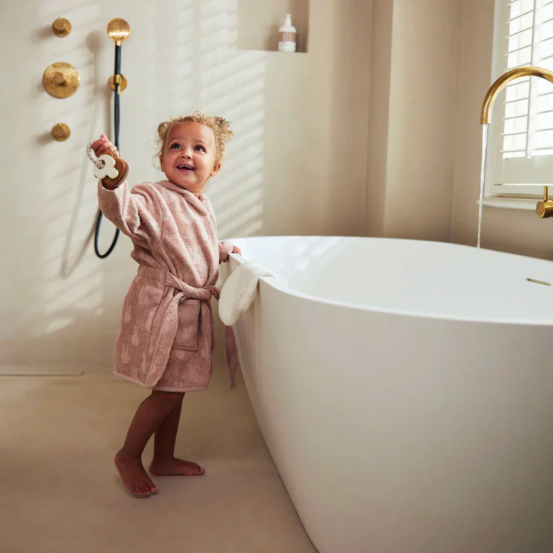 Terry bathrobe - Miffy - Wild pink