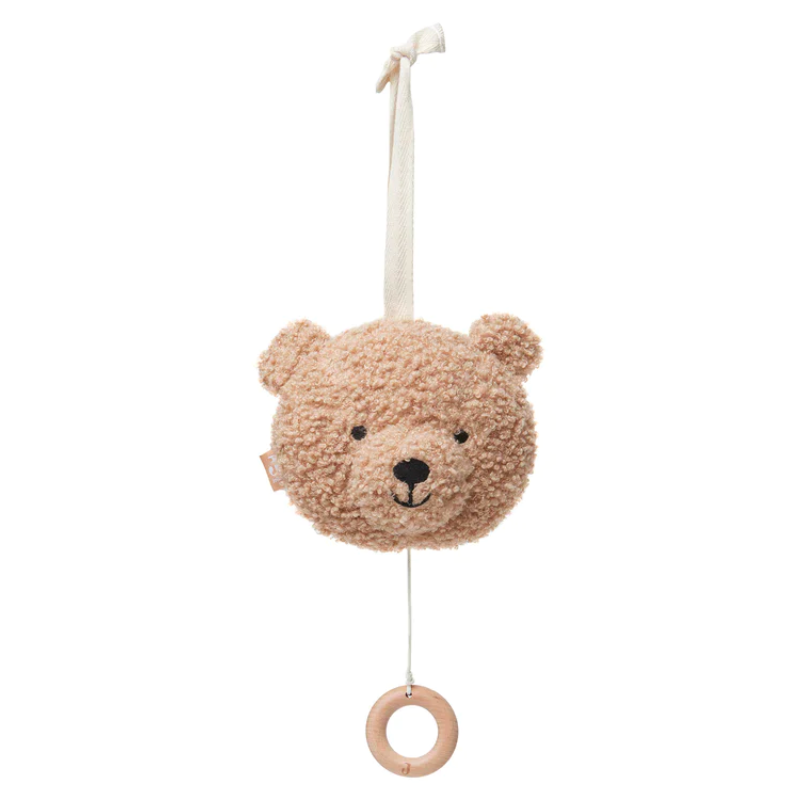 Musical teddy bear - biscuit