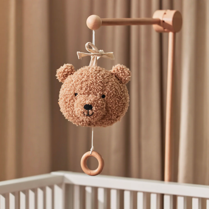 Musical teddy bear - biscuit