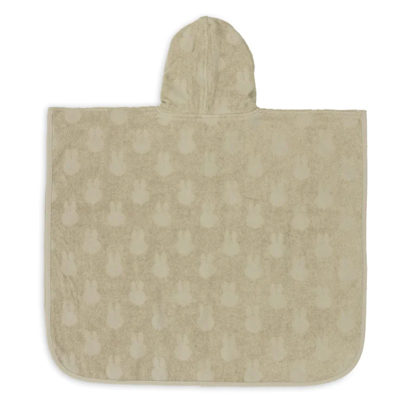 Poncho de bain éponge- Miffy - vert olive