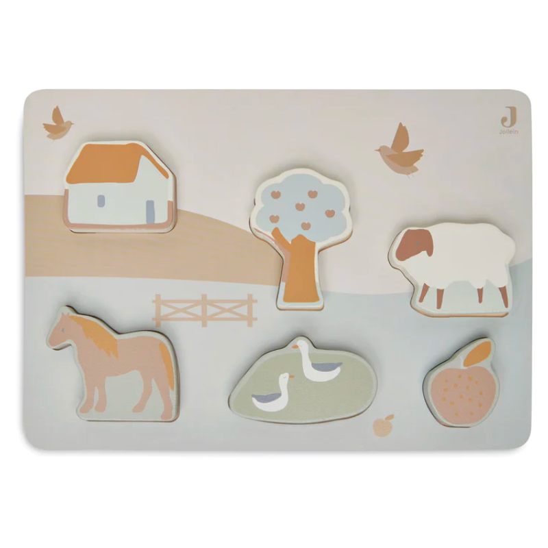 Puzzle en bois - la ferme