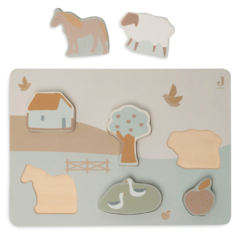 Puzzle en bois - la ferme