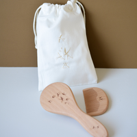 Brush + comb set “Swallows” 