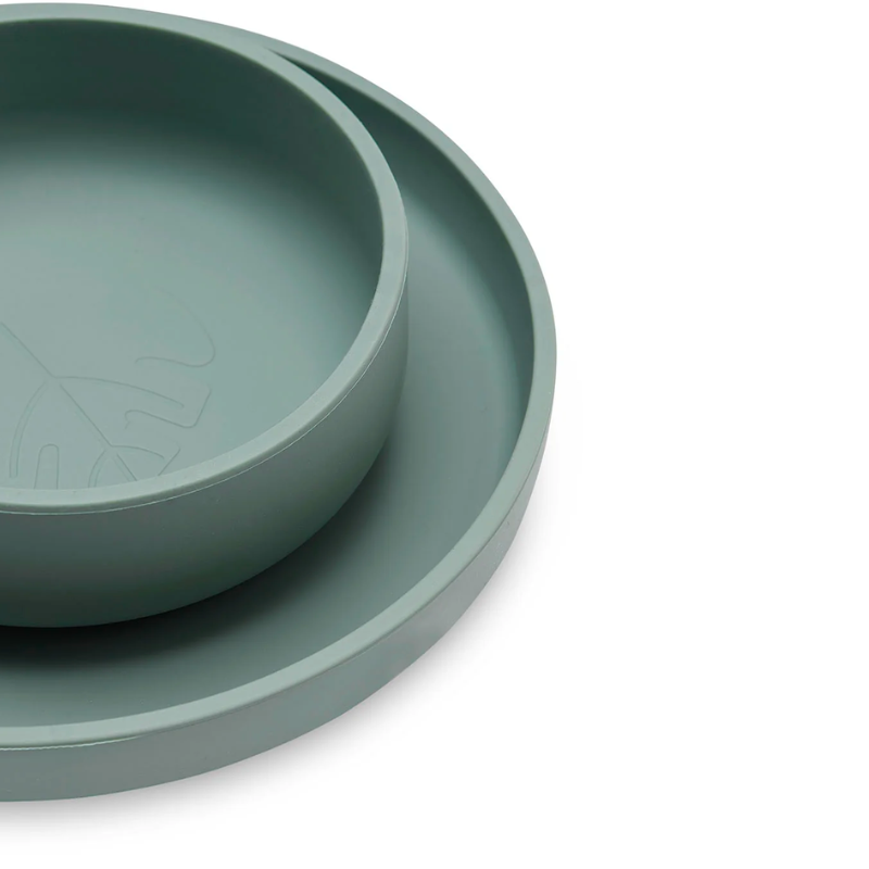Silicone placemat - ash green