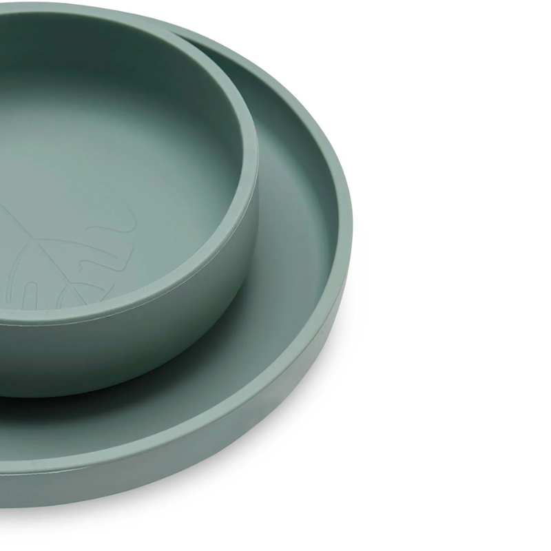 Set de table silicone - vert cendré