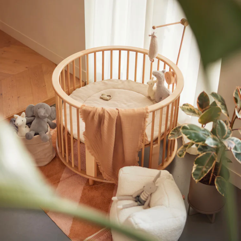 Support en bois de hêtre pour mobile chambre bébé - lit ou parc –  Pimousse-store