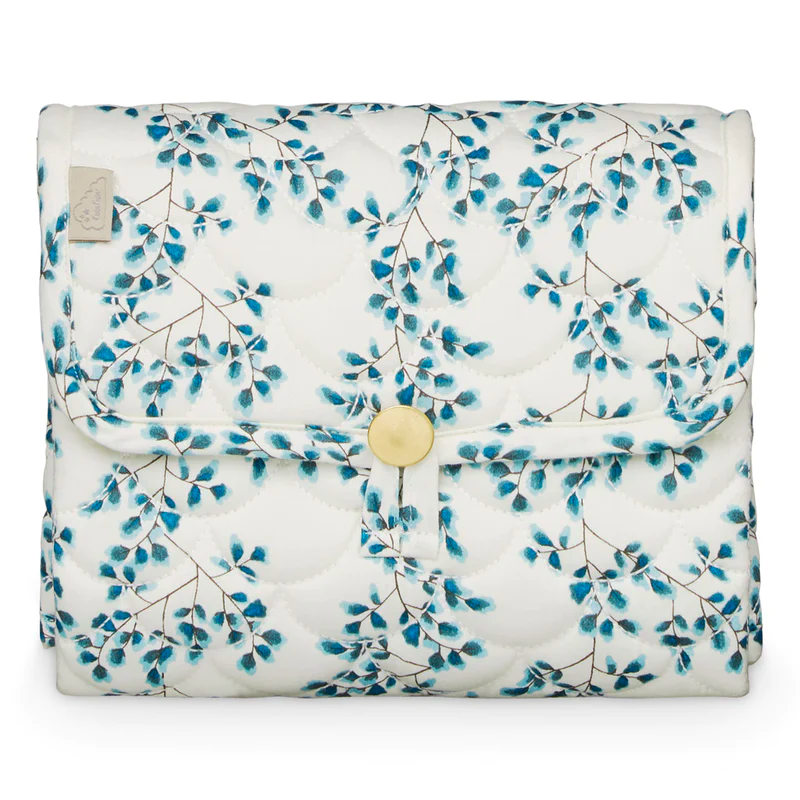 Nomadic changing mat - blue flowers