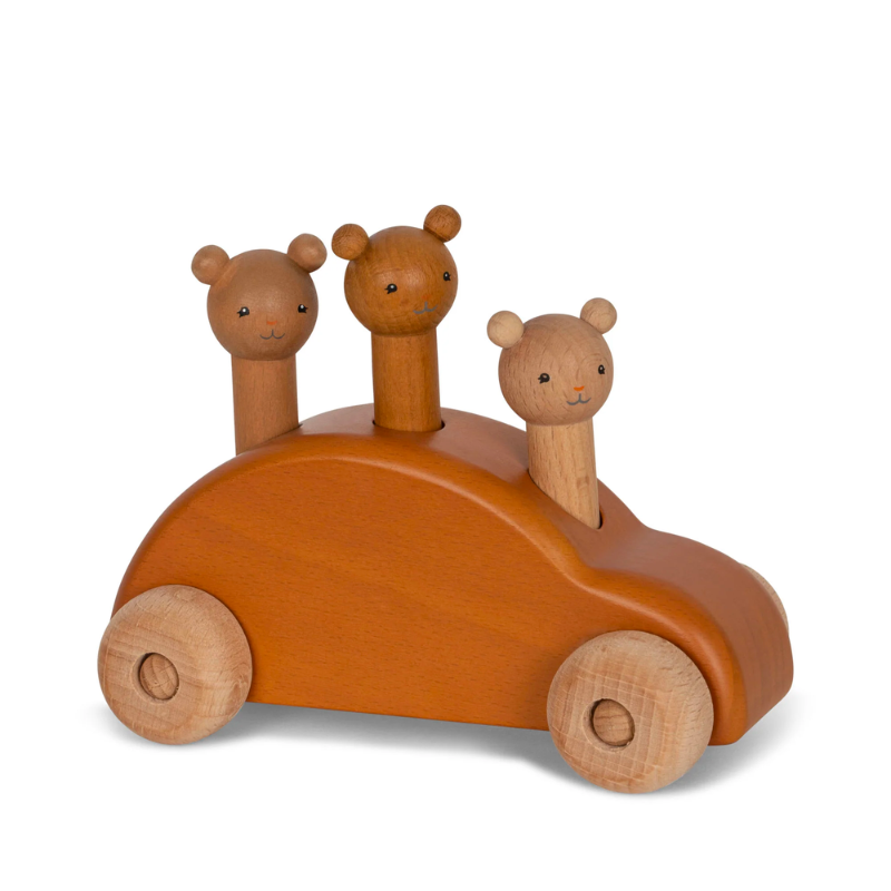 Pop-up-Teddybär-Auto 