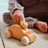 Pop-up teddy bear car 
