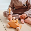 Pop-up teddy bear car 