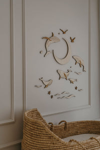 Set de décoration mural - Baleines