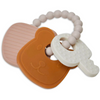 Teething ring trio - teddy bear