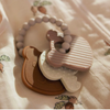Teething ring trio - teddy bear