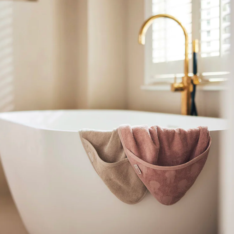 Terry cotton bath cape - Miffy - Wild rose 