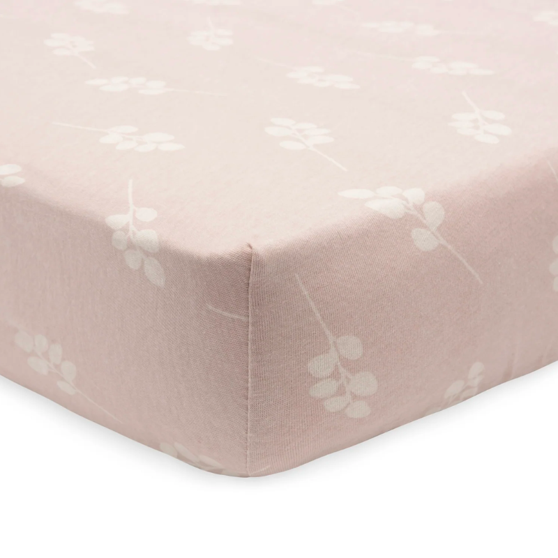 Twigs fitted sheet - pink - several sizes