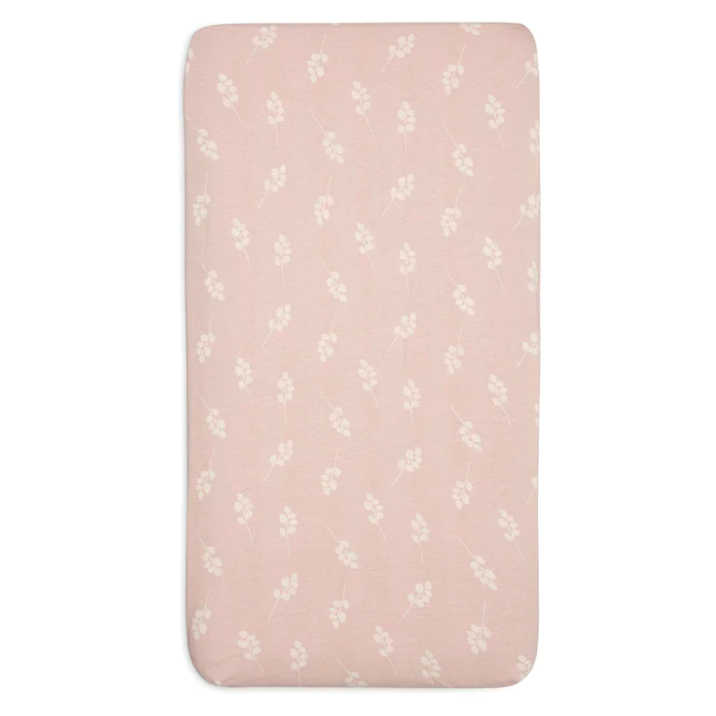 Twigs fitted sheet - pink - several sizes