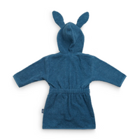 Terry bathrobe - blue