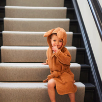 Terry bathrobe - caramel