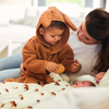 Terry bathrobe - caramel