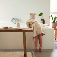 Terry bathrobe - nougat