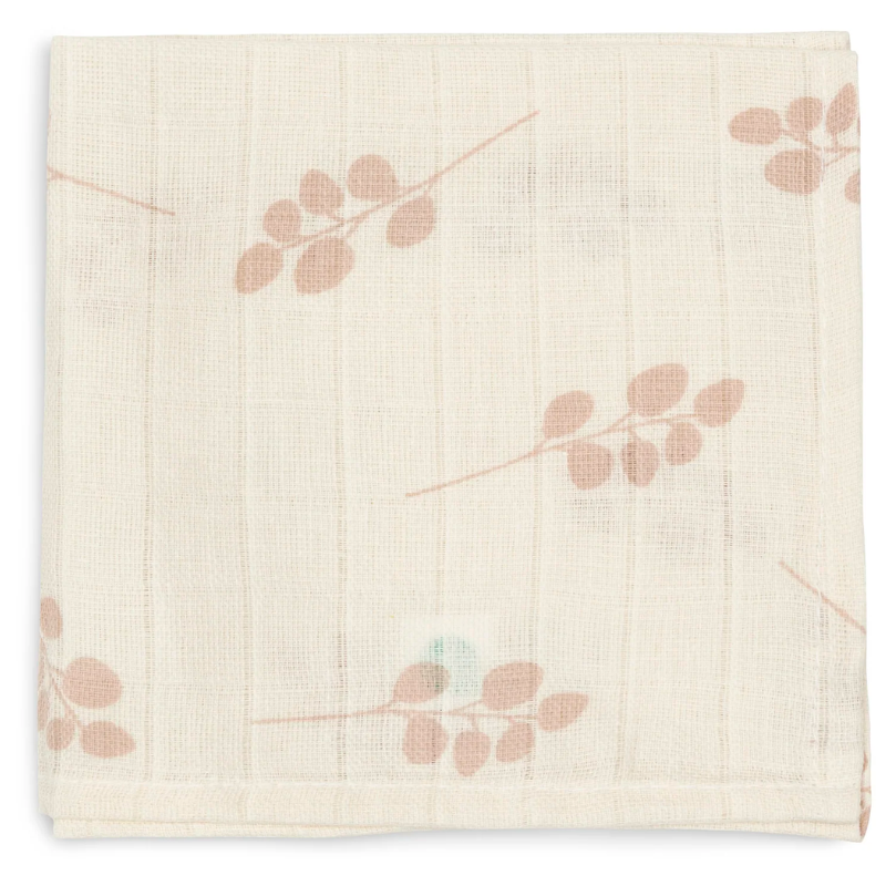 Set of 3 small swaddles - pink twigs