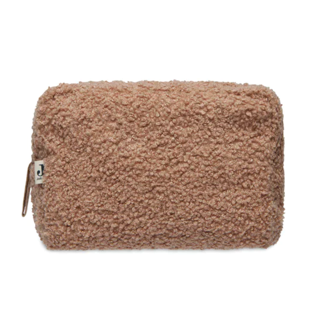 Buckle toiletry bag - biscuit