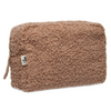 Buckle toiletry bag - biscuit