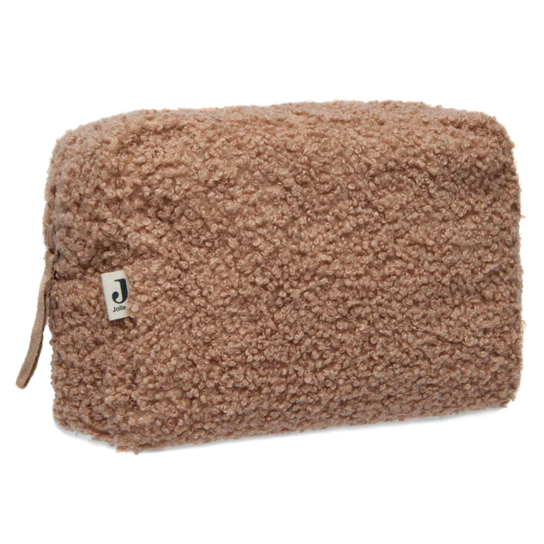 Trousse de toilette boucle - biscuit