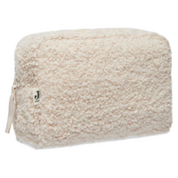 Buckle toiletry bag - natural