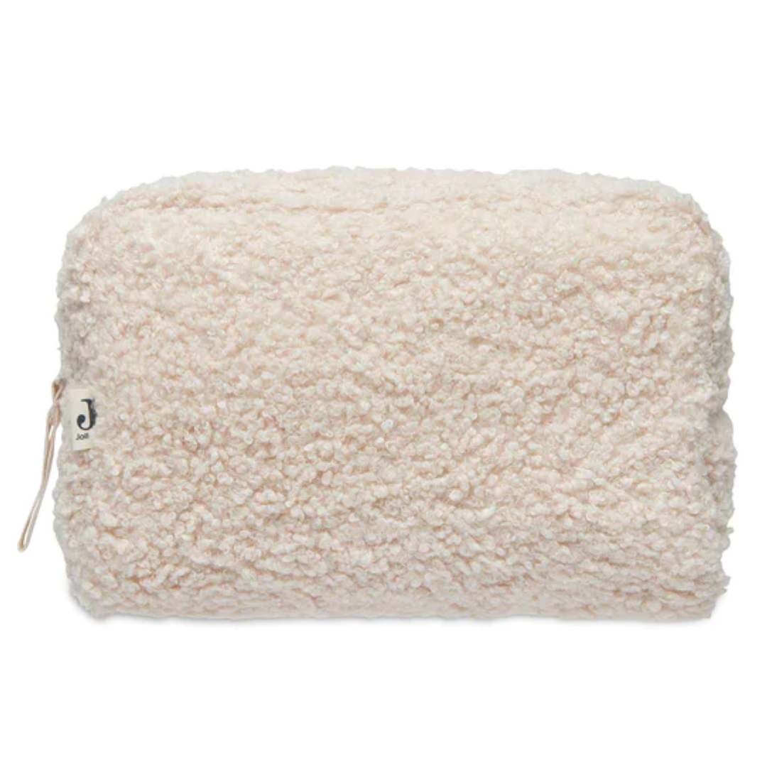 Buckle toiletry bag - natural