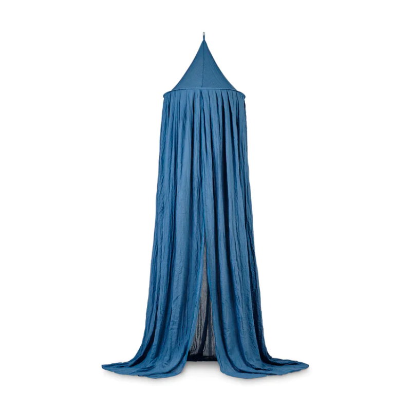 Ciel de lit bleu jean's -  245cm
