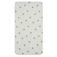 Fitted baby bed sheet 60x120cm - rosehip