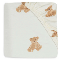 Baby bed fitted sheet 60x120cm teddy bears