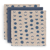 Set of 3 small swaddles - moonlight