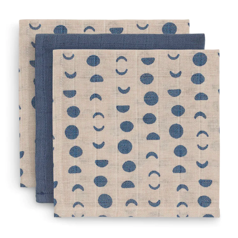 Set of 3 small swaddles - moonlight