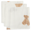 Set of 3 small swaddles - teddy bear