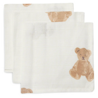 Set of 3 small swaddles - teddy bear
