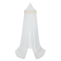 Vintage bed canopy - ivory - 245cm