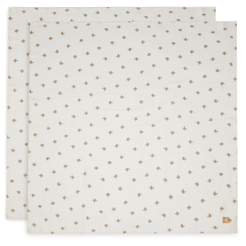Set of 2 maxi swaddles - rosehip